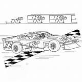 Sprint Car Coloring Pages sketch template