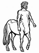 Centaur coloring pages sketch template