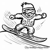 Snowboard Coloring Pages  Free & Printable sketch template
