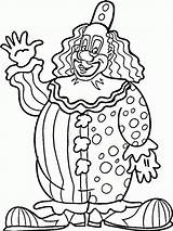 Clown Coloring Sheets Pages sketch template