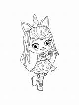 lol surprise Doll unicorn coloring Page Free Printable Pages  sketch template