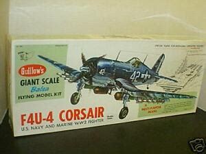 Guillows #1004 F4U-4 Corsair Balsa wood Airplane model Kit New in box ...