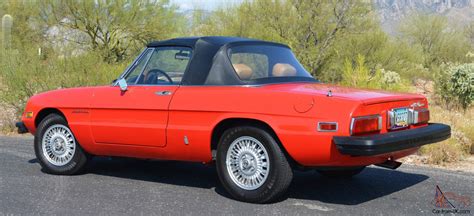 1978 Alfa Romeo Spider Veloce Convertible 2-Door 2.0L