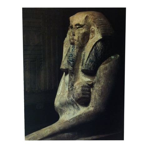 Circa 1970 "Pharaoh Zoser" IIIrd Dynasty Great Sculpture of Ancient ...