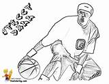 Big Boss Basketball Coloring Pictures Players Free Sketch Coloring Page sketch template