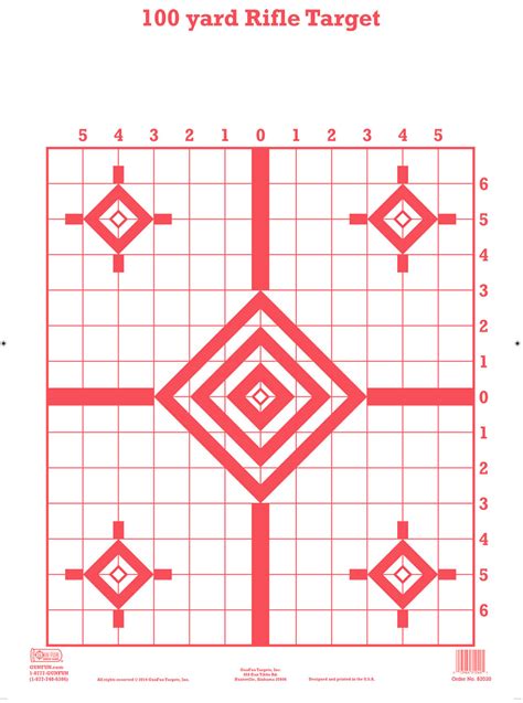 Printable Long Range Shooting Targets