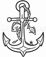 Simple Anchor Tattoo Coloring Pages  Vrogueco sketch template