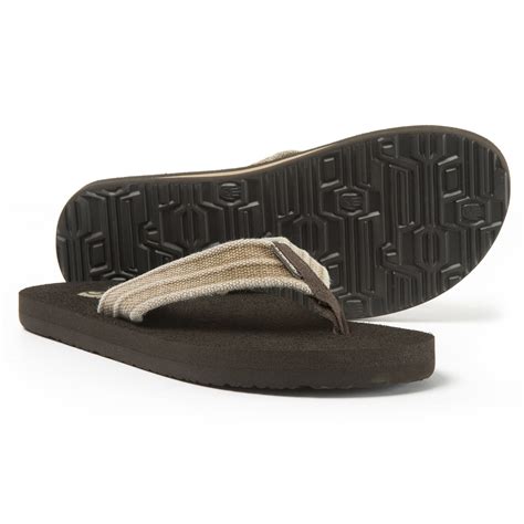 Teva Mush® II Canvas Flip-Flops (For Men) - Save 40%