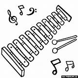 Xylophone Coloring Page  CeceliaaxHansen sketch template