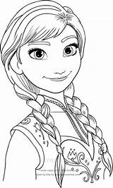 Disegno da colorare Di Anna In Primo Piano  Disney Drawings Sketches sketch template