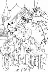 Coraline coloring pictures  Coloring Pages 🎨 sketch template