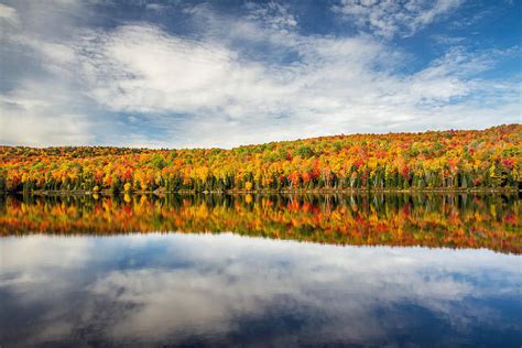 Autumn Lake Reflection Photograph by Pierre Leclerc Photography