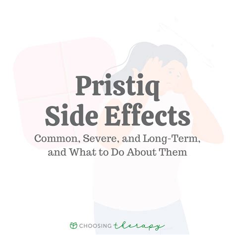 What Are the Side Effects of Desvenlafaxine (Pristiq)?