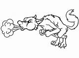 Big Bad Wolf coloring Page  Download Print Or Color Online For Free sketch template