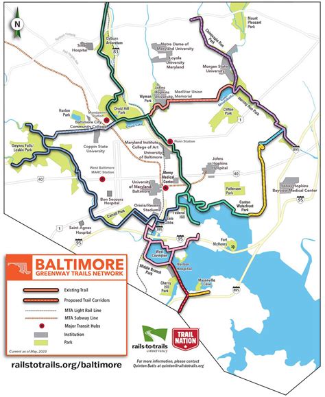 Cyclists ride to celebrate Baltimore’s trails, push for network’s ...