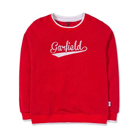 White Border Red SweatShirt