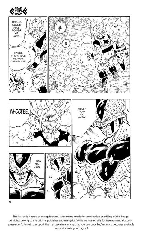 drbriefsdb: Dragon Ball Cell Manga / San Guko Vs Cell Illustration ...