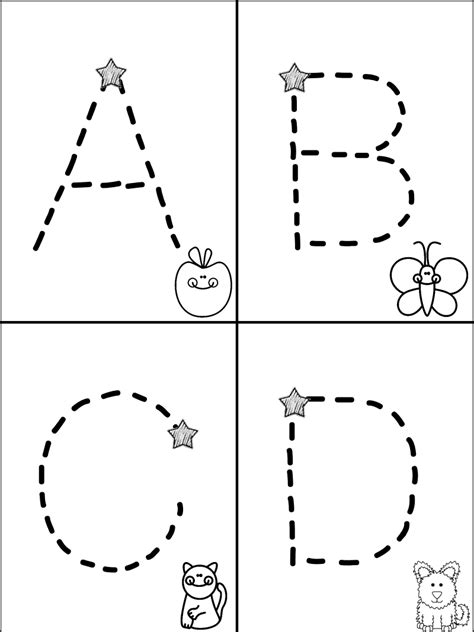 Letter Tracing D Coloring Pages - Learny Kids