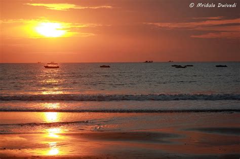 Sunset at Cavelossim Beach, Goa – Travel Tales from India and Abroad