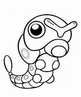Caterpie 1 Coloring Page  Free Printable Pages For Kids sketch template