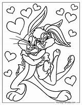 Bugs Bunny And Lola Coloring Pages sketch template