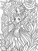 Premium Vector  Enter The Magical realm Fairy Tale Kingdom coloring sketch template
