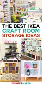 The Best IKEA Craft Room Storage Shelves & Ideas - Jennifer Maker