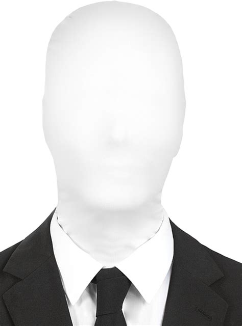 White Slenderman Mask | Funidelia