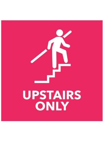 Upstairs Only - Red Floor Graphic