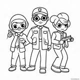 Odd Squad Agents In Action Coloring Page 33644 26607 sketch template