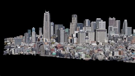 Tokyo City Map 3D model | CGTrader