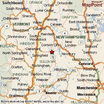 Newport, New Hampshire Area Map & More