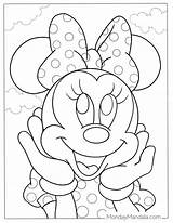 47 Minnie Mouse Coloring Pages Free PDF Printables sketch template