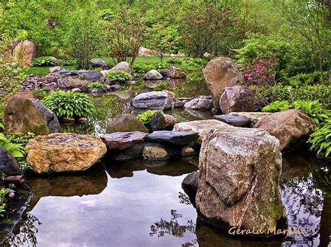 Japanese Garden Pond by Gerald Marella | Japanese garden, Educational garden, Water features in ...