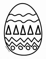 Easter Egg Coloring Pages • Expressive Monkey sketch template
