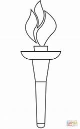 Torch coloring Page  Free Printable Coloring Pages sketch template