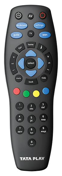 Tata Sky Remote: SD/HD Set Top Box Remote Control | Tata Sky