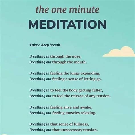 1 minute meditation... #oneminutemeditation #breathe #relax ...