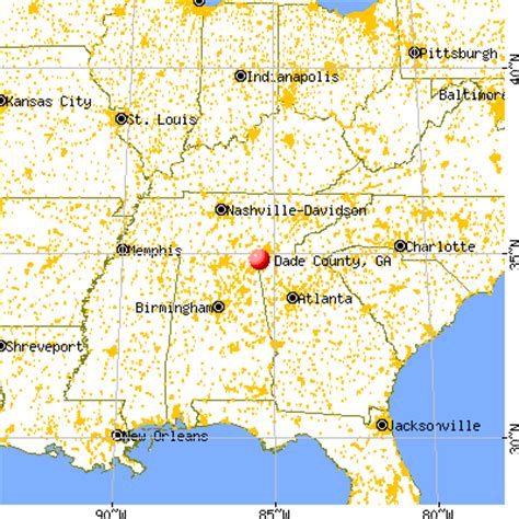 Dade County, Georgia detailed profile - houses, real estate, cost of ...