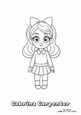 Sabrina Carpenter  Coloring Pages For Kids sketch template
