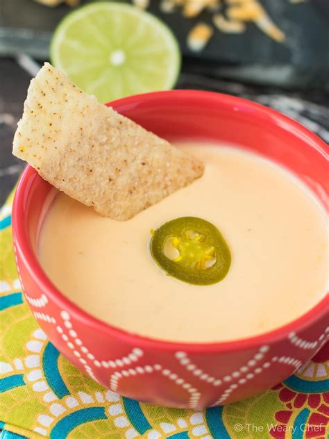 Microwave Mexican Queso Dip for Loaded Pork Potatoes - The Weary Chef