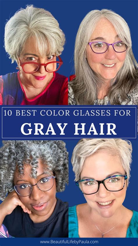 Check out the 10 best color glasses frames for gray hair so you look fabulous! You'll never ...