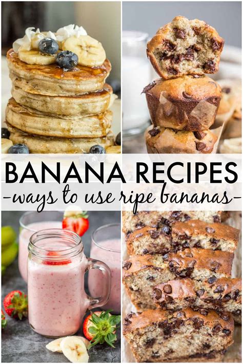 15 Ripe Banana Recipes - Valentina's Corner