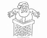 Chimney Santa Sweeps Coloring Pages Drawing Kids Template Sketch  sketch template