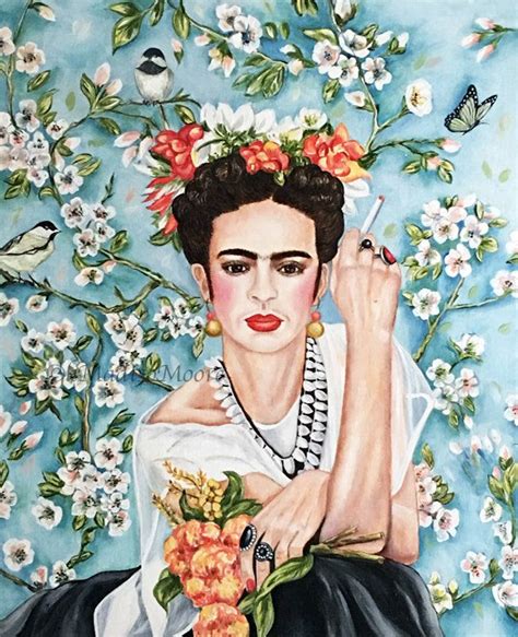 Frida Kahlo print, Frida Kahlo artwork, Frida Kahlo fine art print, Mexican decor | Kahlo ...