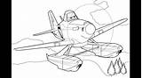Planes Dusty Coloring Page sketch template