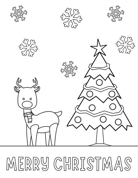 50 Free Christmas Coloring Pages for Kids | Free christmas coloring pages, Printable christmas ...