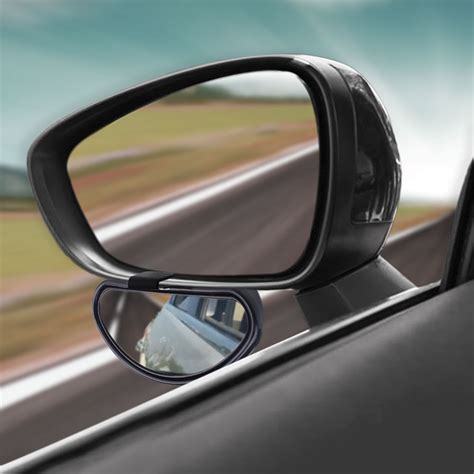 Convex Clip On Half Oval Rearview Blind Spot Mirror For Car Auto Vehicles 690182782704 | eBay