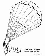 Parachute Coloring Page 026 sketch template