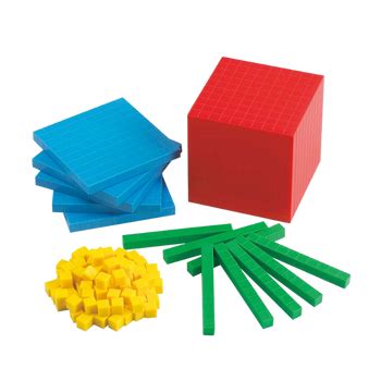 Base Ten - Plastic Set Of 4 Colour - 121pcs Box - Play School Room CC